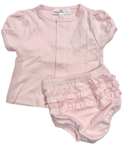 Flutter Sleeve 2 Piece Diaper Set - Pink main image 1