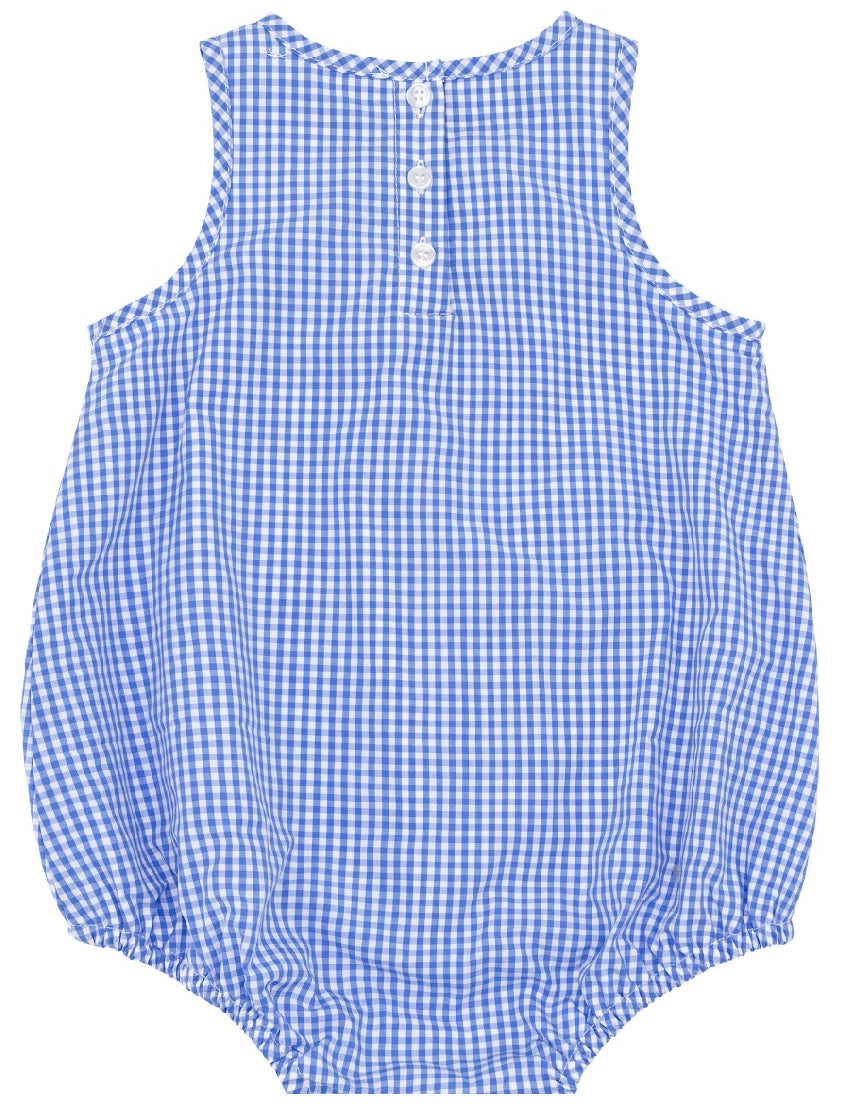 Light Blue Gingham Little Goose Bubble