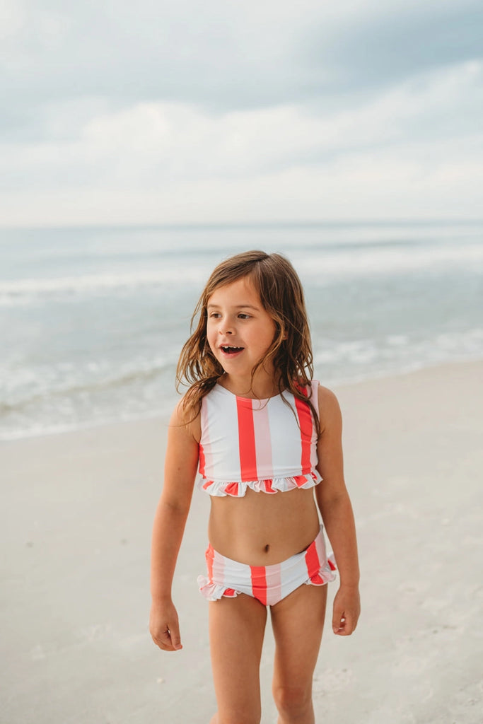 swim wear set stripe coral(※個別販売不可) swim wear set stripe coral(※個別販売不可)