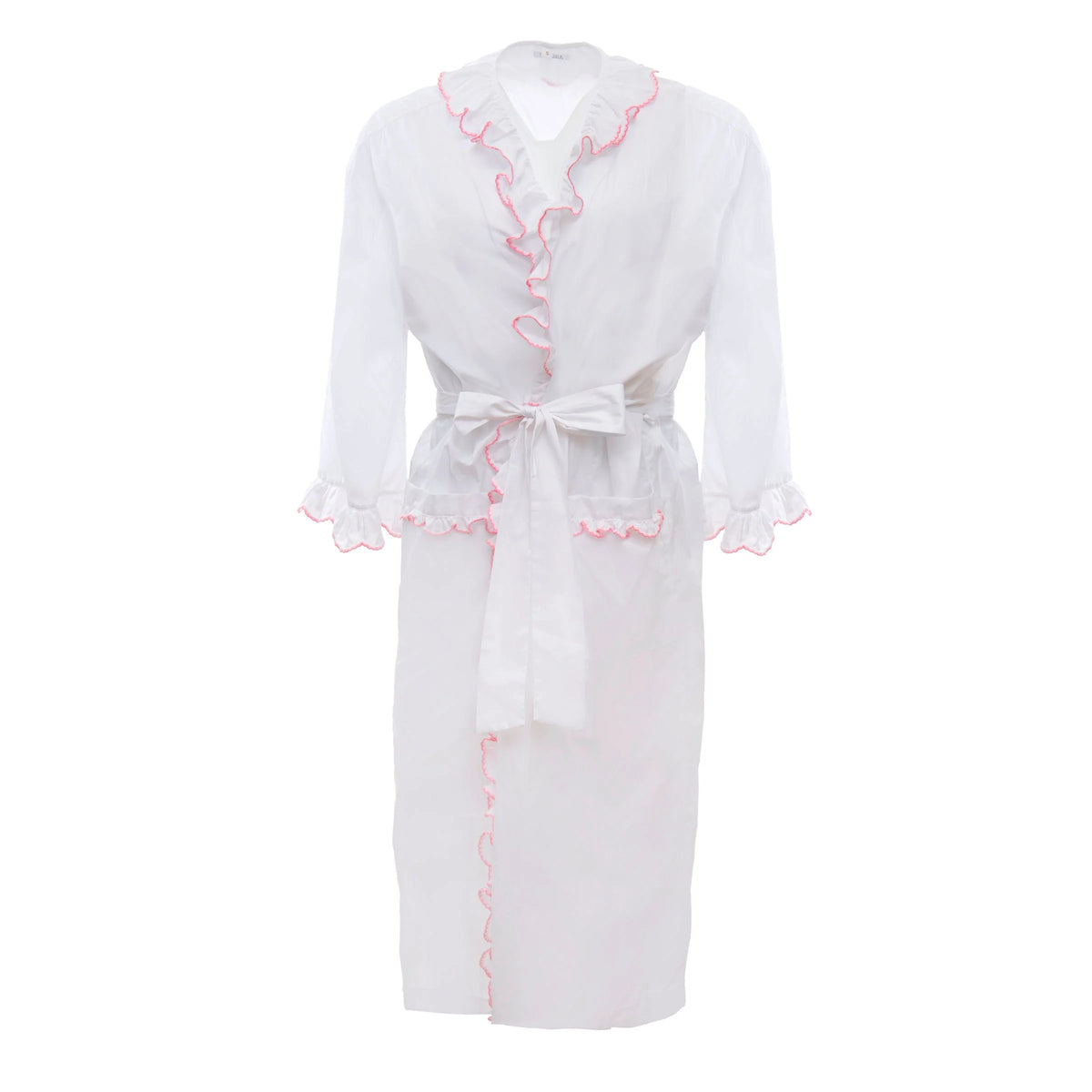 Josie Ruffle Robe Pink – Children's Edit