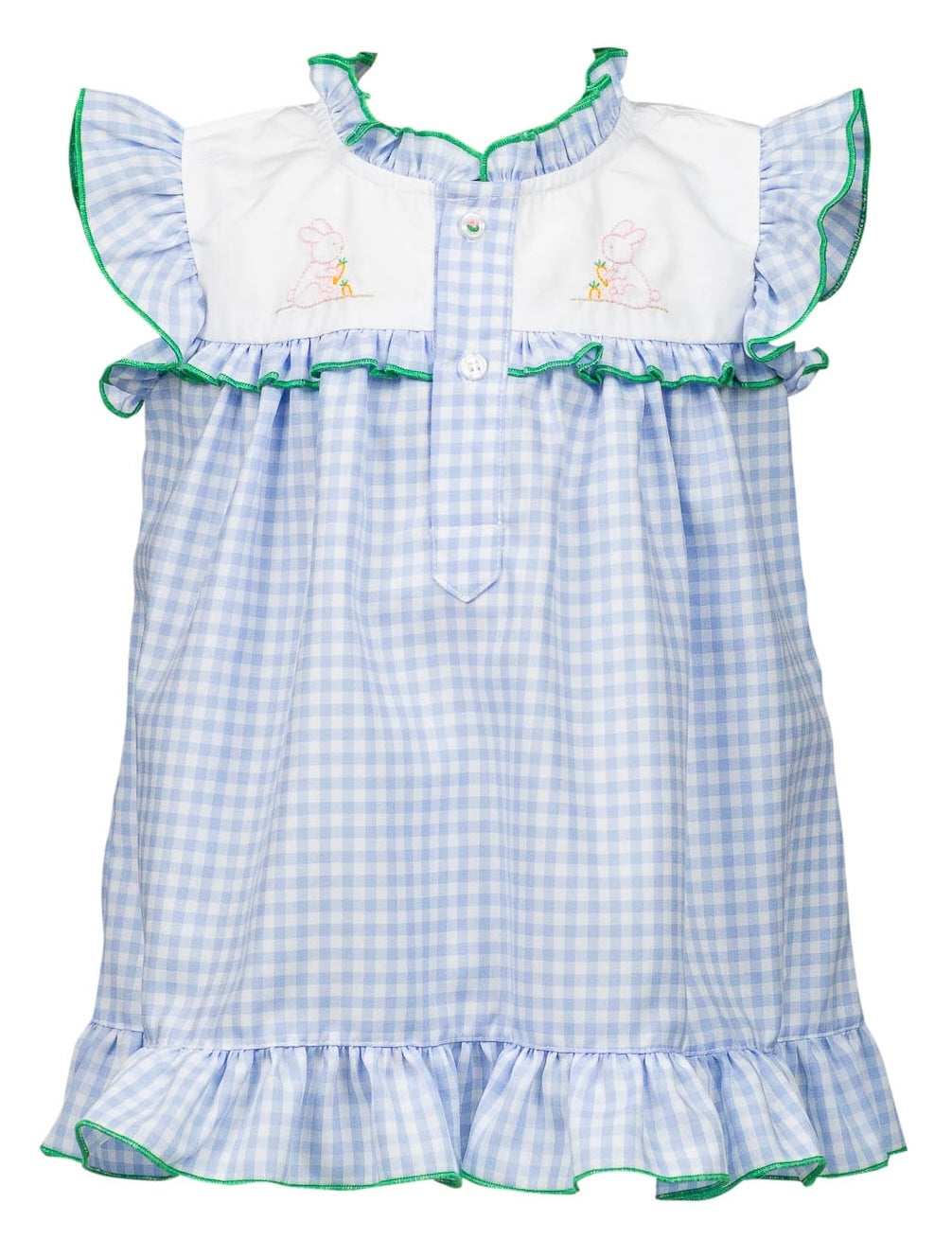 Bitsy Blue Gingham Easter Dress – Children's Edit
