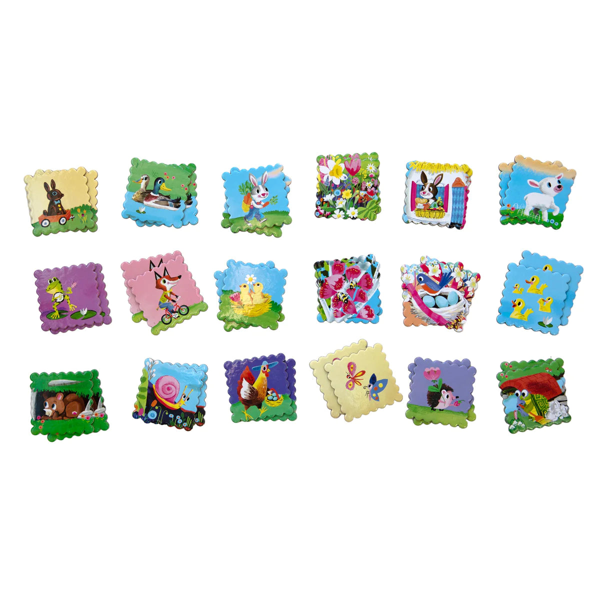 Spring Little Square Memory Game – Children's Edit