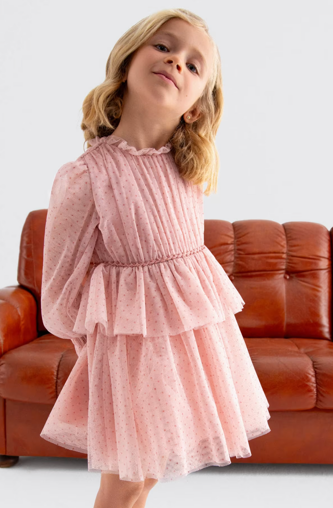 ワンピース soor ploom edith dress 5y SOOR PLOOM♡Edith dress / leaf print 6Y
